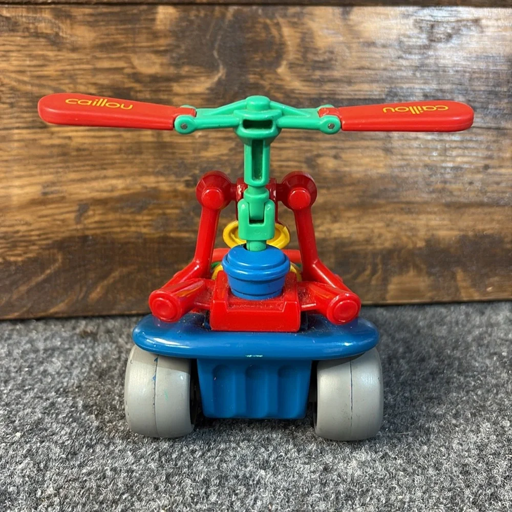 2002 Cinar corporation caillou flying car toy kids tv show vintage